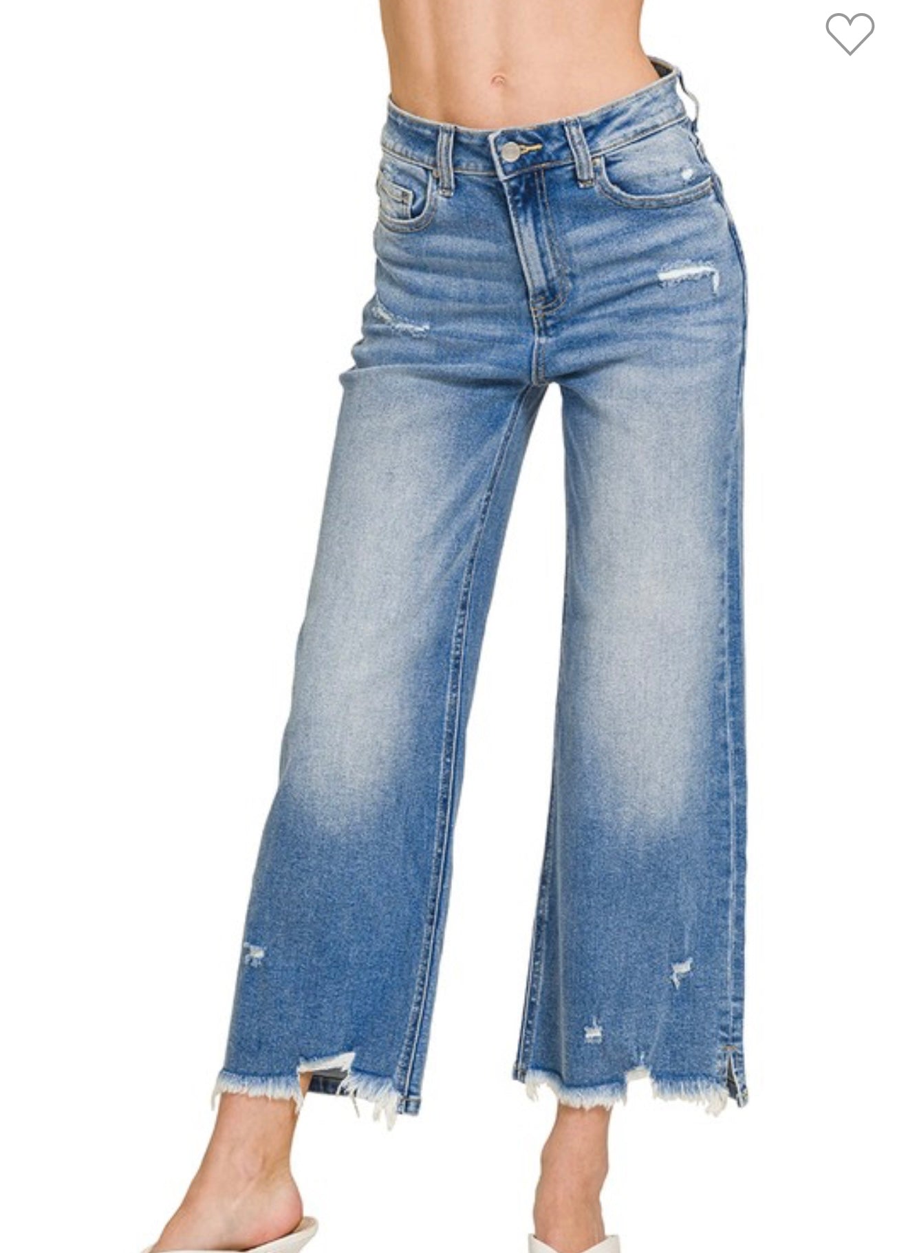 Medium in Distress Jeans (24-32)