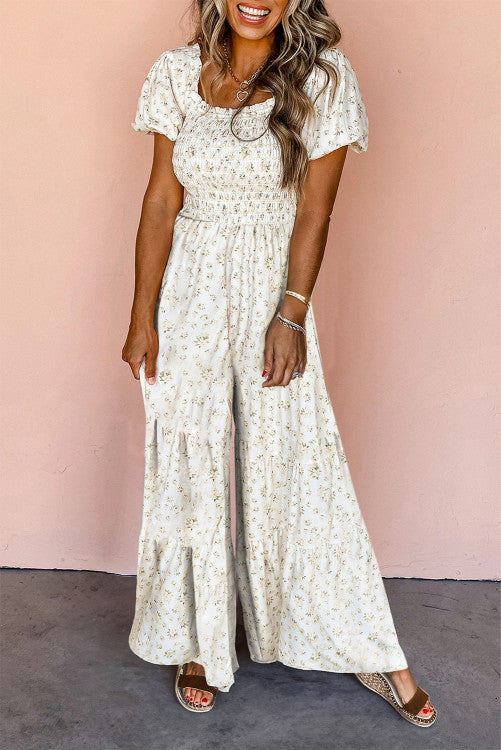Please Move On Romper CREAM (S-XL)