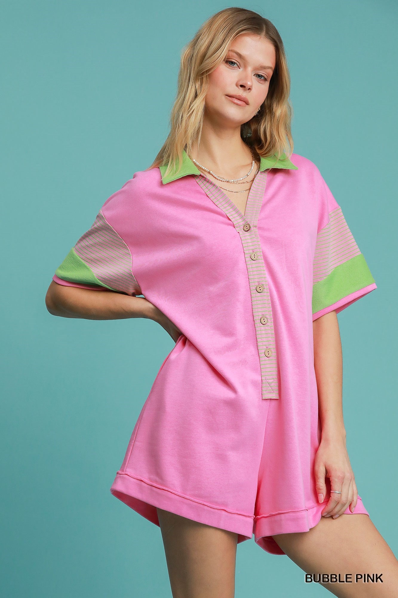 Sign Of The Times Romper PINK (S-L)