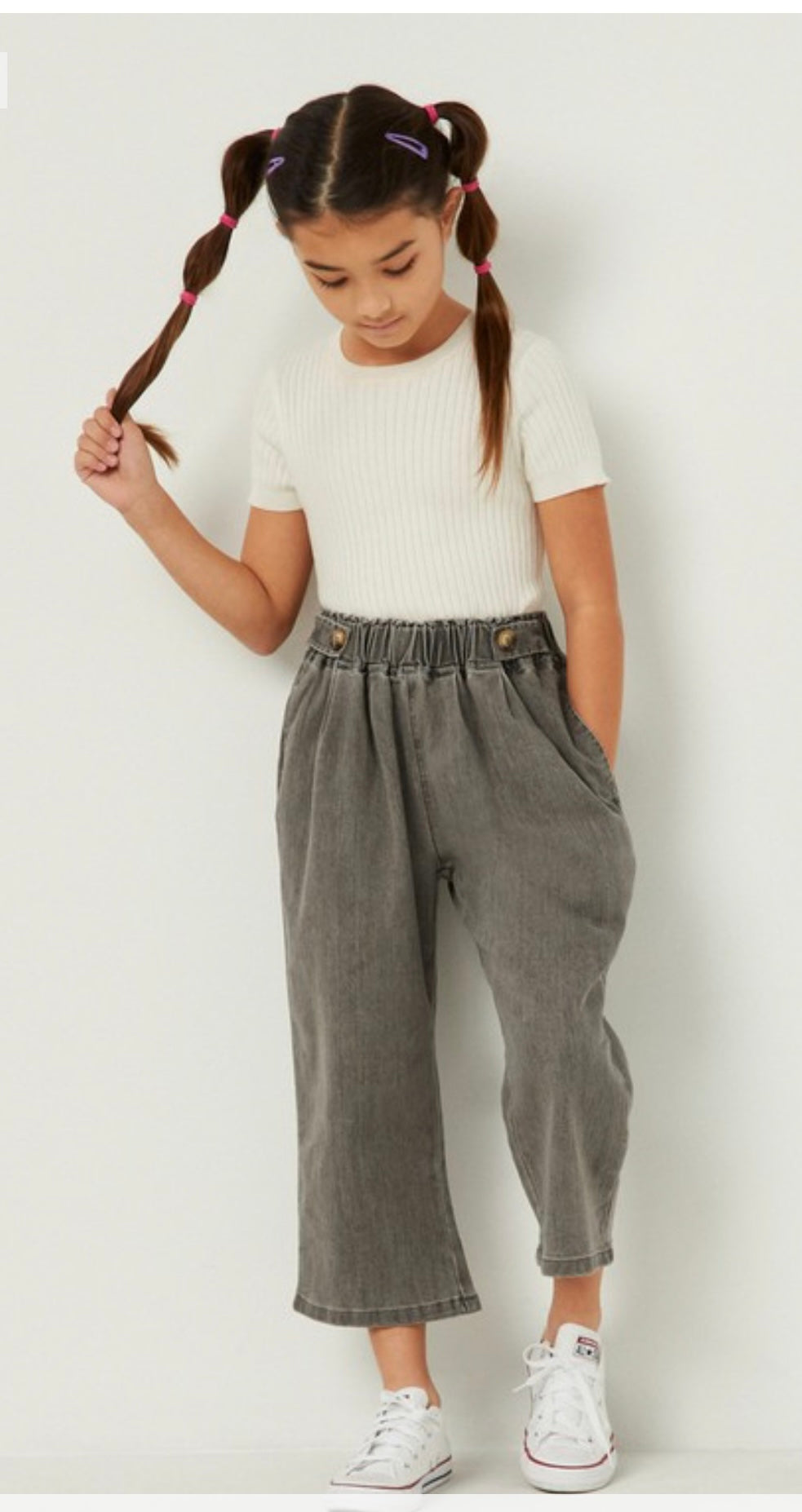 Having the Best Time Pants BLACK