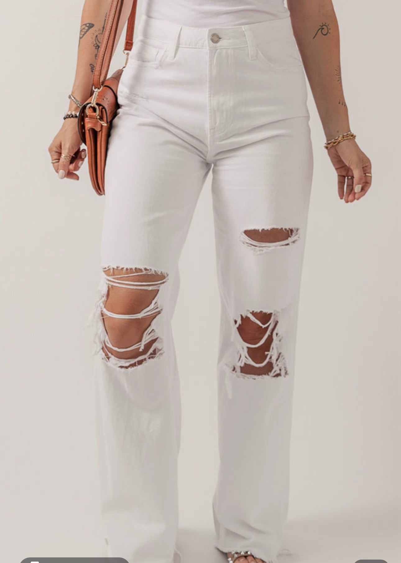Why Wouldn't You Jeans WHITE (6-16)