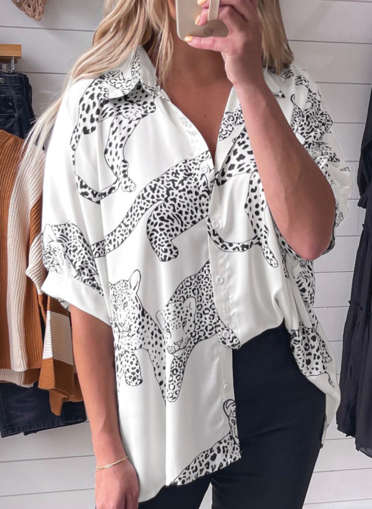 Going My Way Top WHITE (S-2Xl)