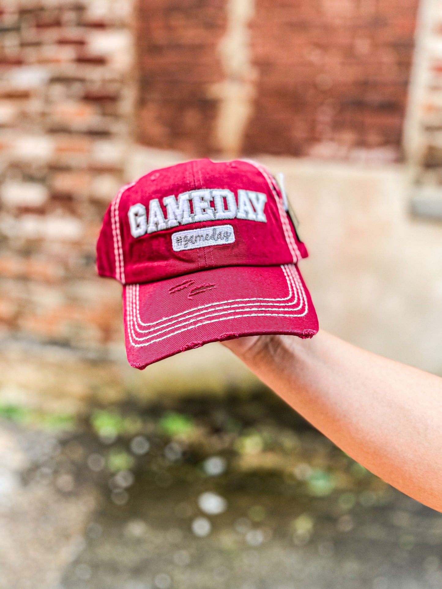 #Gameday Hat RED