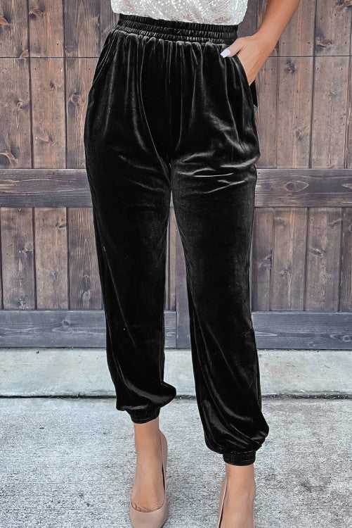 VIP Velvet Joggers (S-XL)