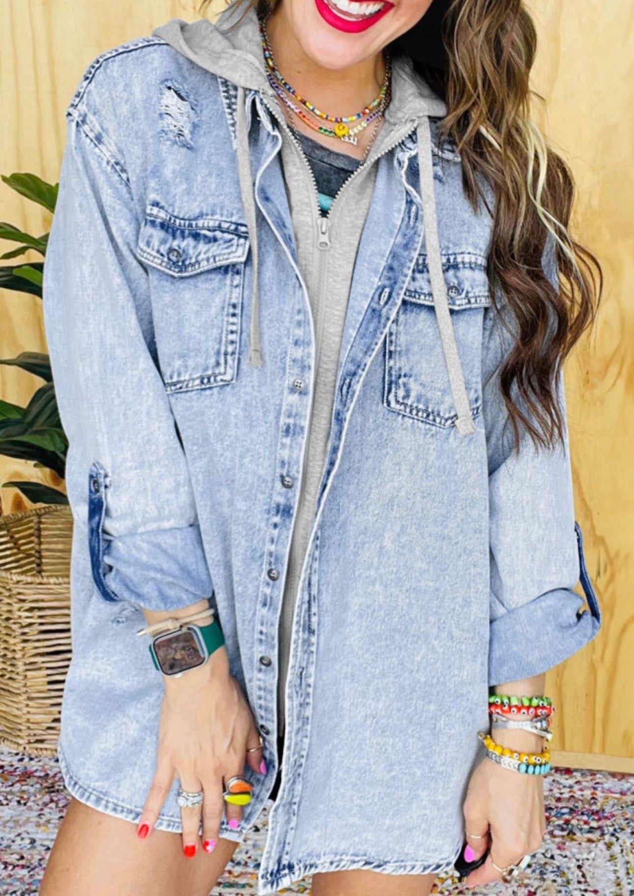Need You The Most Jacket DENIM