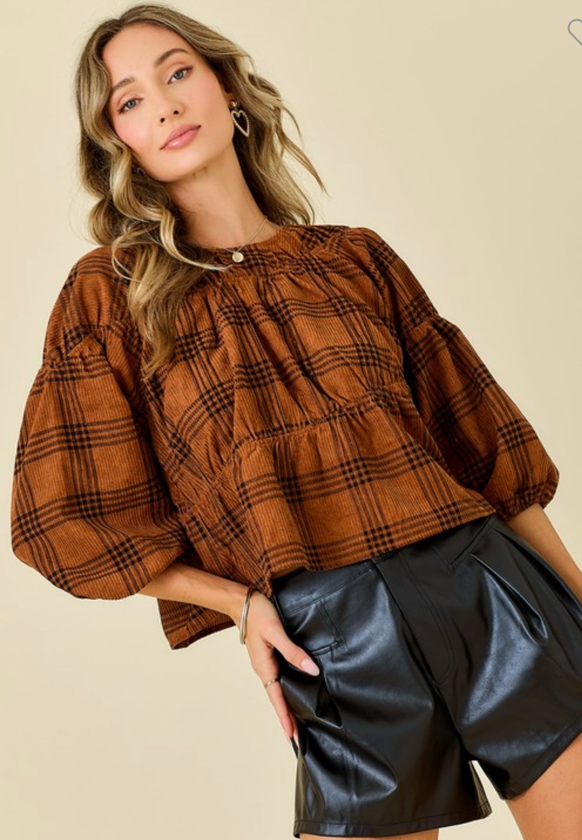 Somewhere Out There Corduroy Top
