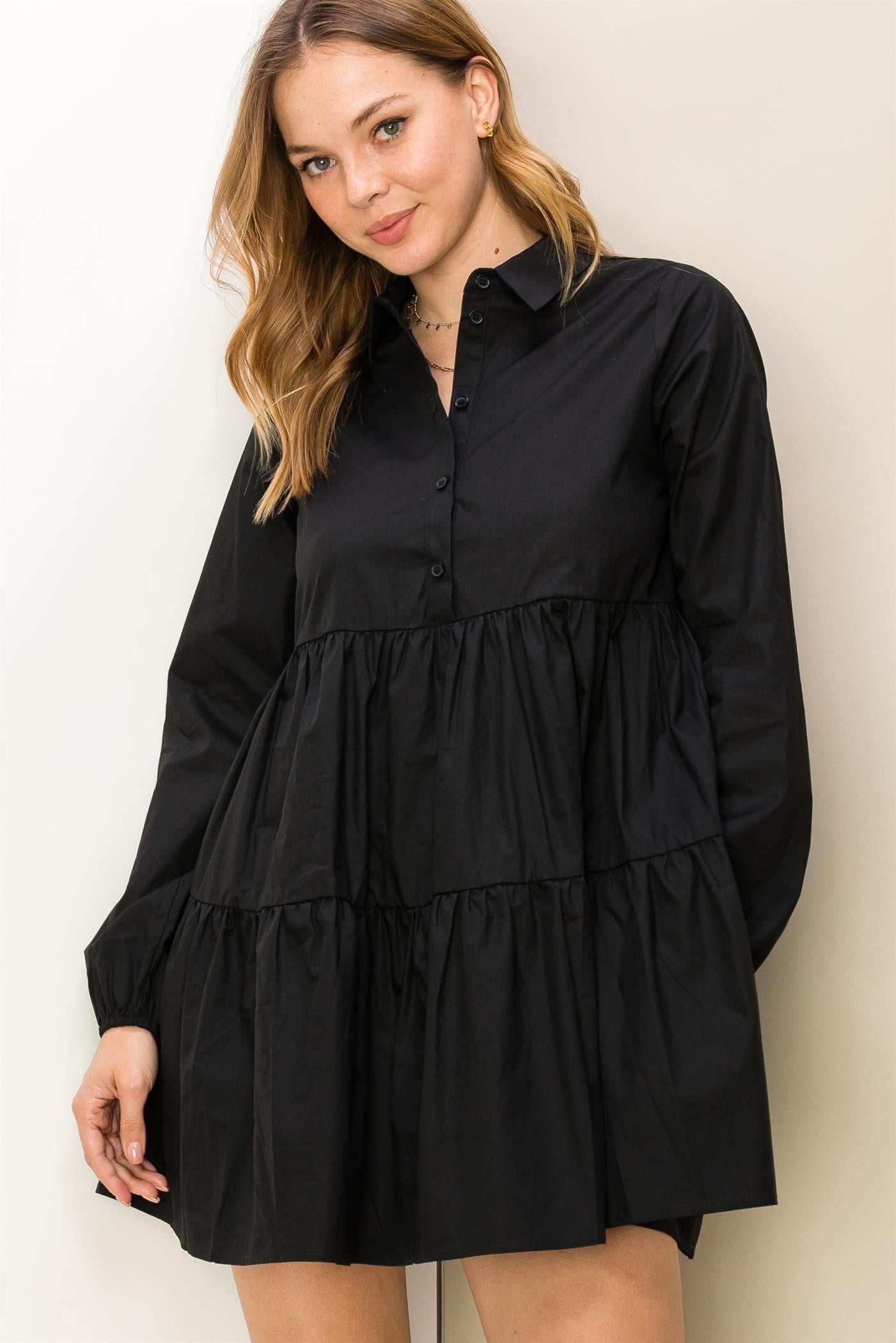 Reliving It on Over Again Dress BLACK (S-L)