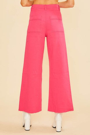 A Lovely Day Jeans Hot Pink (S-XL)