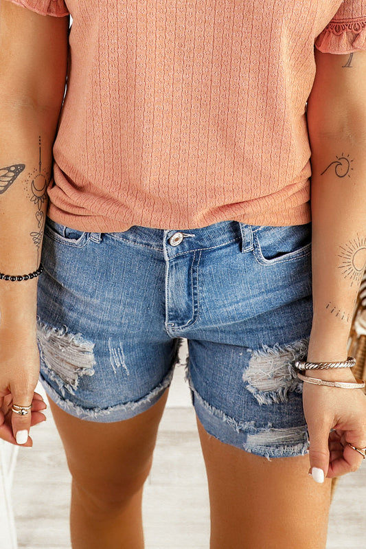 Tell Me Your Reason denim shorts (S-XL)