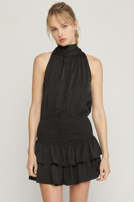 VIP Only Dress BLACK  (S-L)