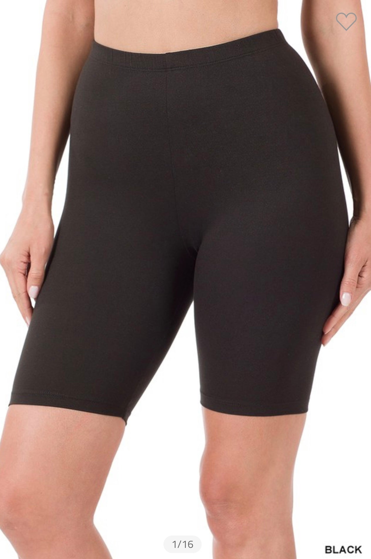 Simple Routine Biker Shorts BLACK (S-Xl)