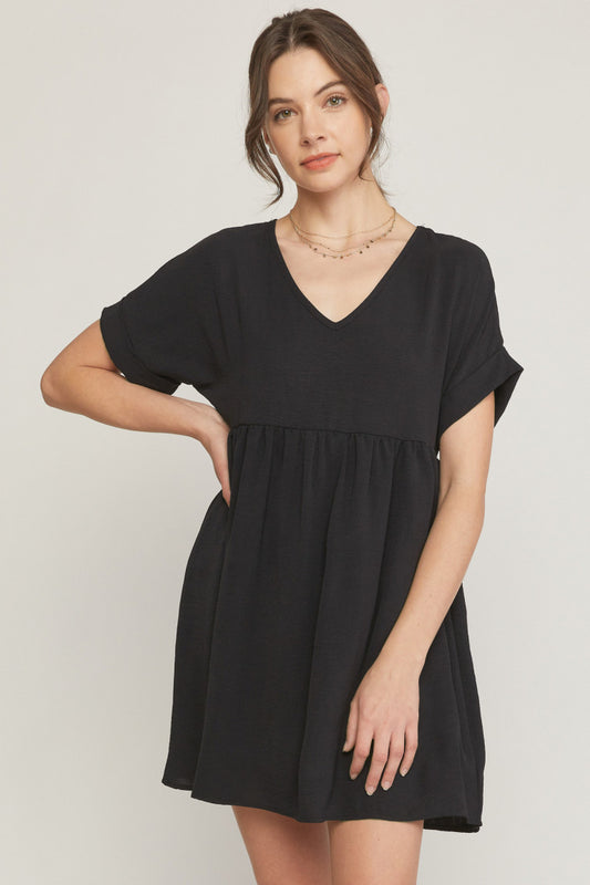 A Simple Concept Dress BLACK (S-L)