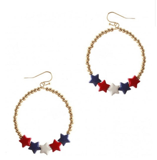 American Stars Earrings GOLD