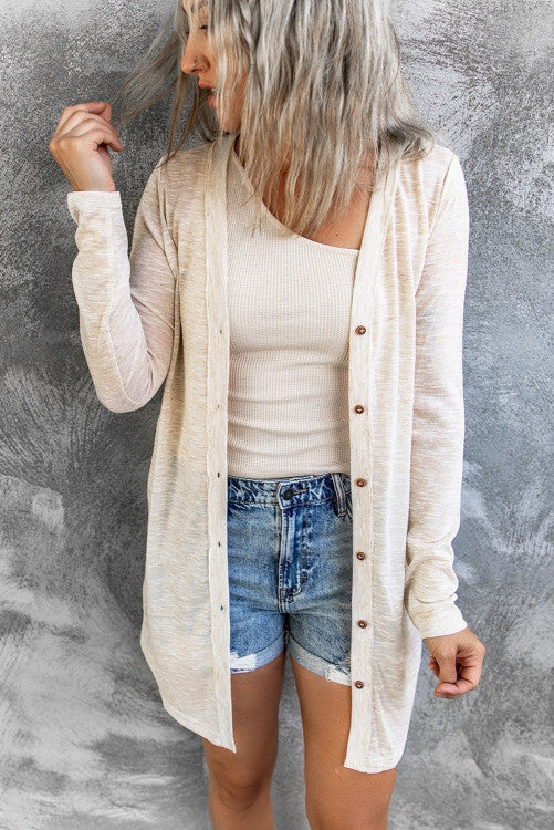 Meet You Outside Cardigan IVORY (S-2XL)